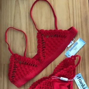 Frankie’s Bikini Stella Crochet Top & Bottom